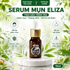 Serum giảm mụn, mờ thâm, thu nhỏ lỗ chân lông chiết xuất từ tinh dầu tràm trà thiên nhiên Eliza 10ml