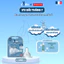 Núm ti thay thế tròn rời silicon nhiều lỗ - gói 2 cái, 4 tốc độ - Tương thích bình thuỷ tinh