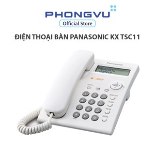 Điện thoại bàn Panasonic KX TSC11 (Trắng) - Bảo hành 12 tháng