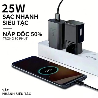 Cáp Sạc Nhanh 25W Type C Tương Thích Với Galaxy S24 S23 S22 S21 S20 FE A55 A54 A35 A34 A25 A15 Z Fold Z Flip USB C Dây S