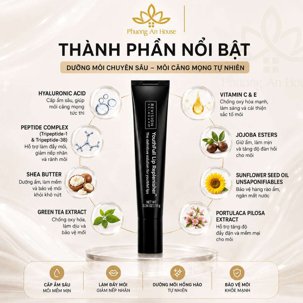 Son dưỡng môi Revision Skincare YouthFull Lip Replenisher™ 9.4g