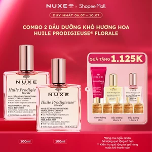 Combo 2 Dầu dưỡng khô đa năng Hương Hoa Huile Prodigieuse Florale Multi-purpose Dry Oil 100ml