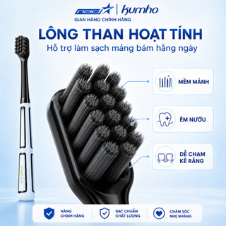 Bàn Chải Đánh Răng Kumho H06 Lông Than Hoạt Tính Lông Mềm Mịn Làm Sạch Sâu Bảo Vệ Nướu