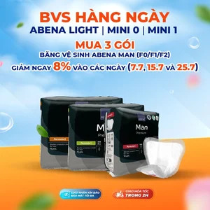 Băng thấm tiểu nam giới Abena Man Formula 0- Nhập khẩu Đan Mạch 15 miếng/gói