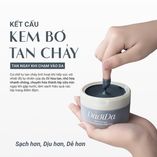 Combo 2 Kem Tẩy Trang Thảo Mộc Và Đất Sét DaoiDa - Sạch Sâu, Cải Thiện Mụn Đầu Đen & Lỗ Chân Lông 110g