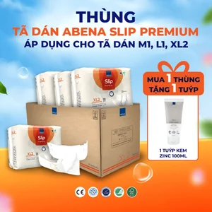 Thùng Tã Dán Người Lớn Abena Slip Premium 10 Miếng/Gói - Nhập Khẩu Từ Đan Mạch