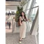 VÁY MAXI CHẤM BI CỔ V | VIỀN REN TINH TẾ ĐẦY CUỐN HÚT | STYLE HÀN QUỐC NGỌT NGÀO HOT TREND 2026 BY CHAMIE STORE