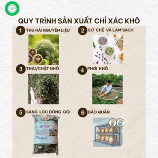 Chỉ Xác Khô 1kg Nguyên Chất | Dược Liệu Khô Chọn Lọc | Thảo Dược Đạt Huyền