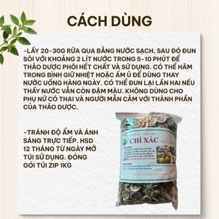 Chỉ Xác Khô 1kg Nguyên Chất | Dược Liệu Khô Chọn Lọc | Thảo Dược Đạt Huyền