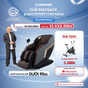 Ghế massage toàn thân KINGSPORT G80 NEW công nghệ rung sóng âm KingSonic