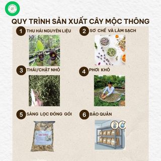 Cây Mộc Thông Khô 1kg Nguyên Chất | Dược Liệu Khô Chọn Lọc | Thảo Dược Đạt Huyền