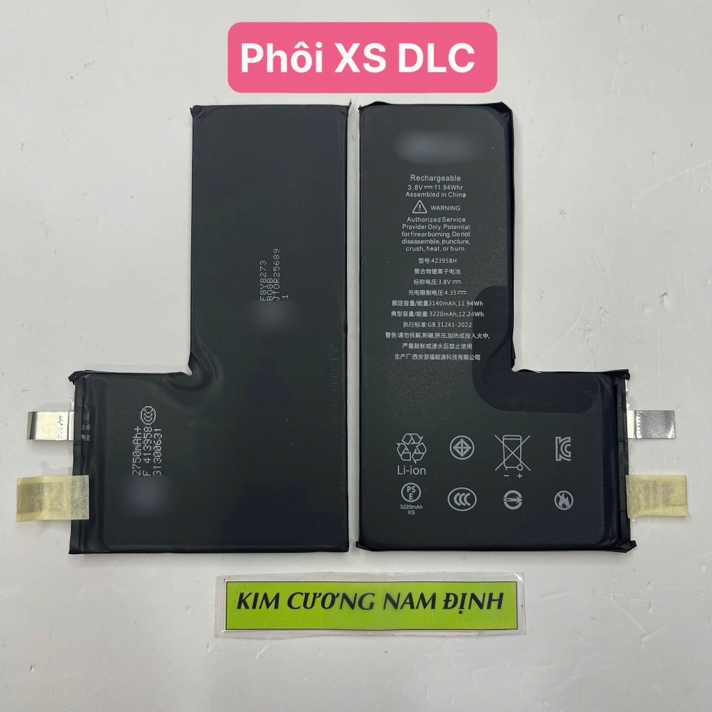 Pin Dung Lượng Chuẩn/ Cao & Cell Pin Cho X / XS / XS Max / XR / 11 / 11 Pro / 11 Pro Max - BH 12 Tháng | BigBuy360 - bigbuy360.vn