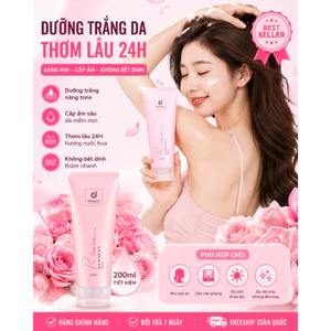 Kem Dưỡng Thể Rsarias 200ml Chính Hãng Thái Lan - Dưỡng Ẩm Sâu, Da Mềm Mịn, Hương Nước Hoa, Thơm Lâu