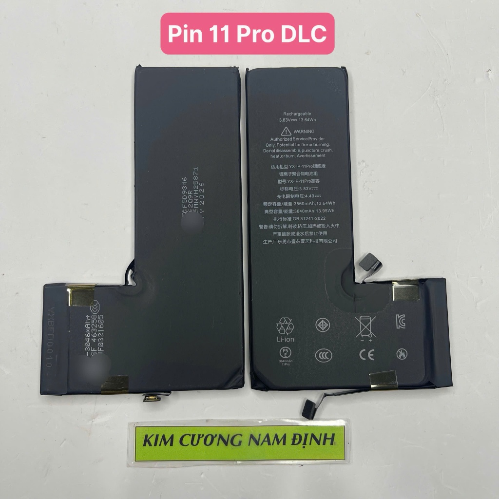 Pin Dung Lượng Chuẩn/ Cao & Cell Pin Cho X / XS / XS Max / XR / 11 / 11 Pro / 11 Pro Max - BH 12 Tháng | BigBuy360 - bigbuy360.vn
