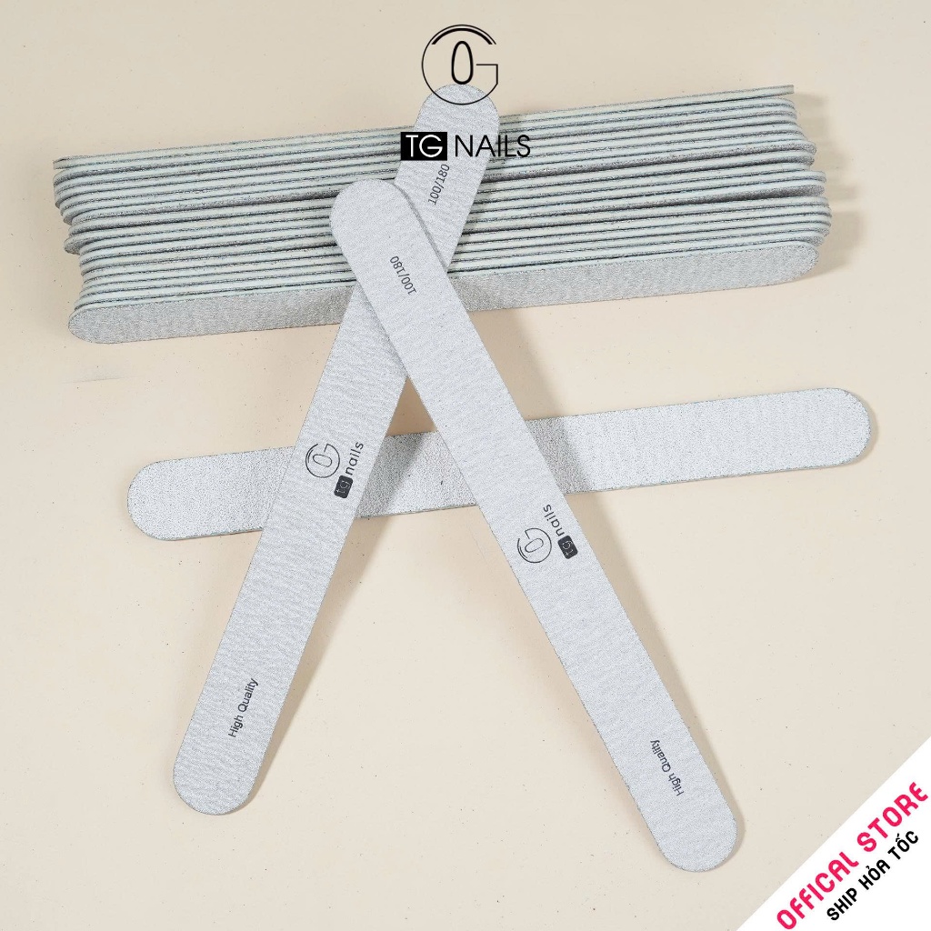 Combo dũa mỏng loại sắc size 100/180 hãng TG