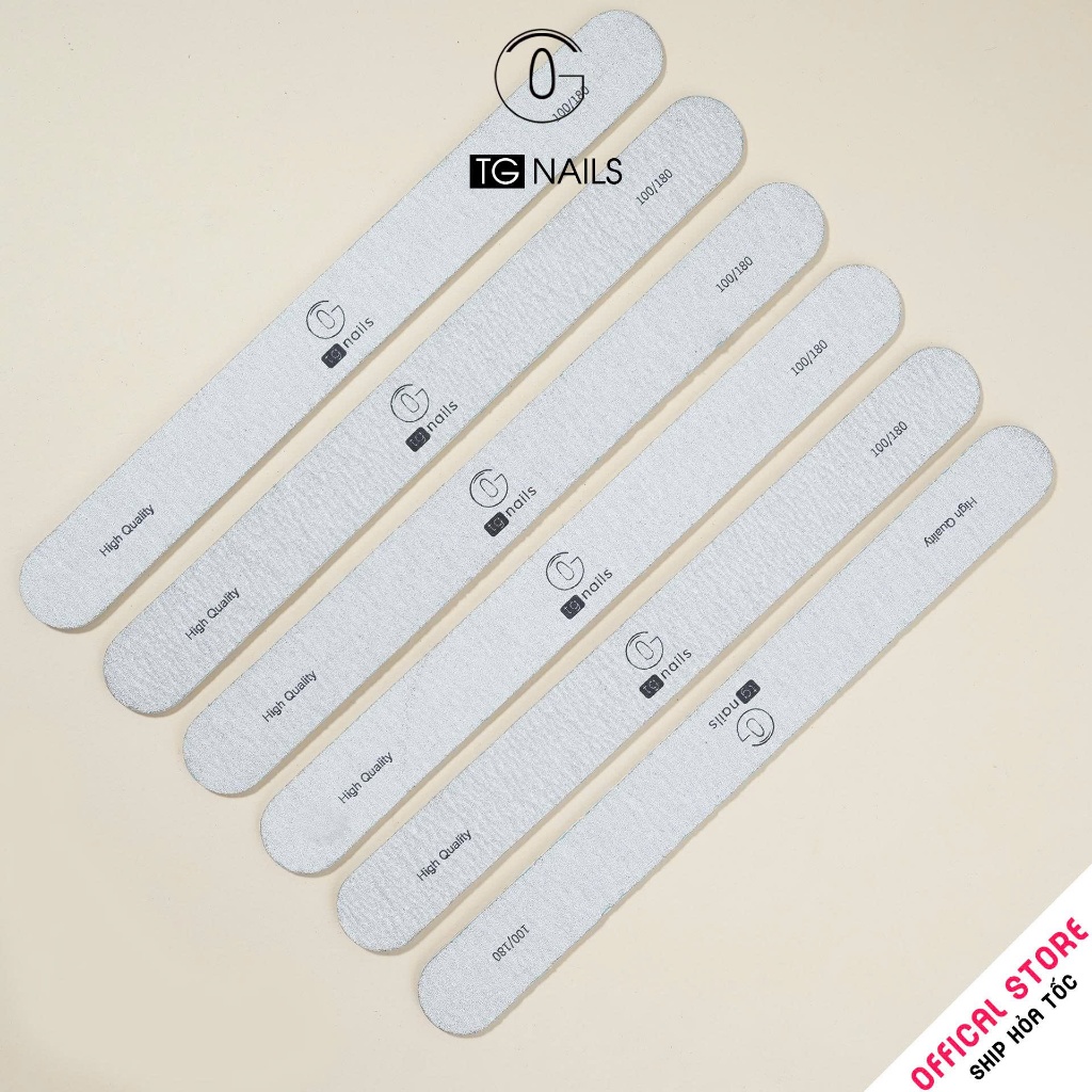 Combo dũa mỏng loại sắc size 100/180 hãng TG