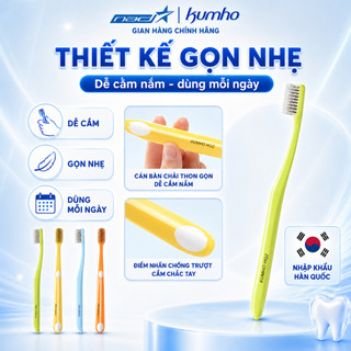 Bàn Chải Đánh Răng Kumho HQ2 Lông Tơ Xoắn Kép Làm Sạch Sâu KẽRăng, Không GâyTổn Thương Nướu