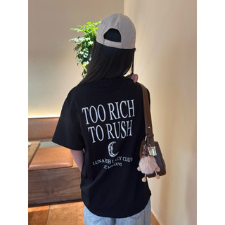 Áo Thun Oversize Nam Nữ Form Rộng Basic Unisex Cotton 100% 250GSM Tay Lỡ Local Brand Luna Rich Lazy