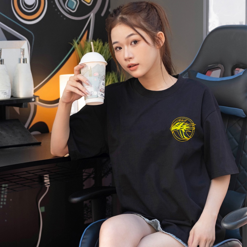 Áo thun Gao Nam Nữ Unisex Form Rộng Oversized