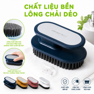 Bàn Chải Quần Áo Giày Dép Có Tay Cầm GD294 - Bàn Chải Chà Chân, Vệ Sinh Sàn Nhà Đa Năng