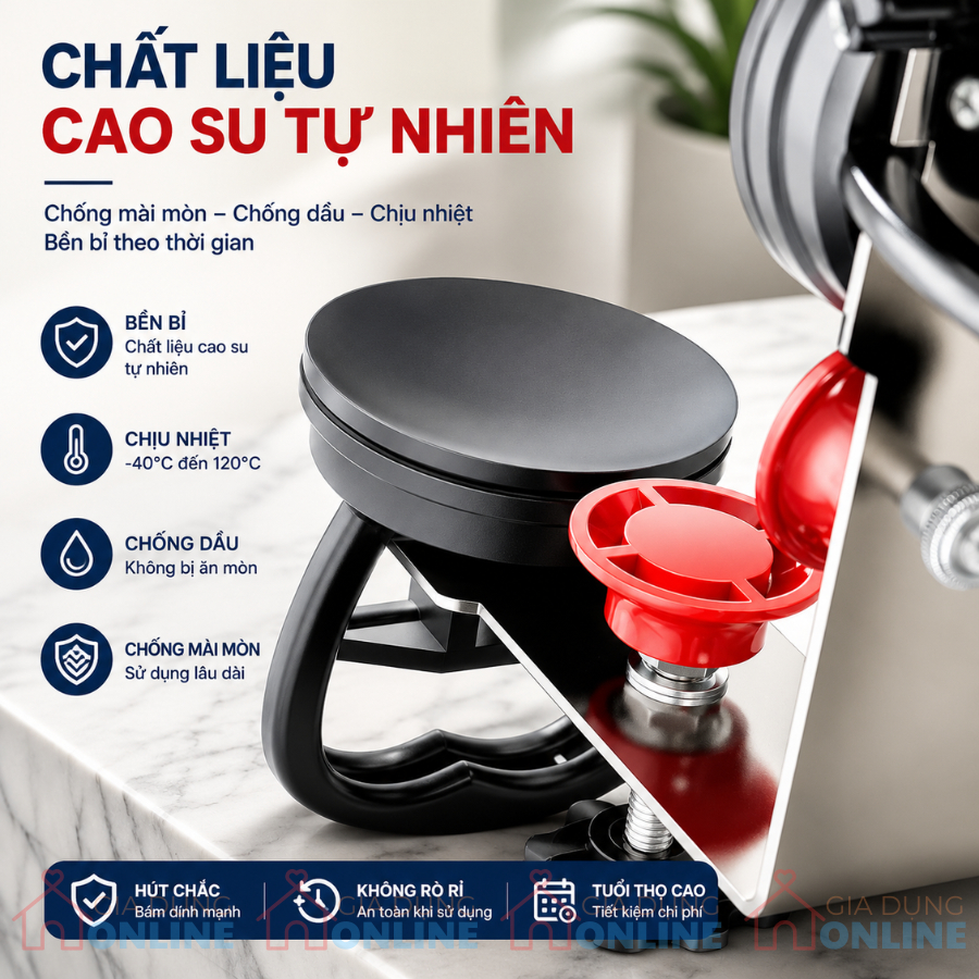Dụng cụ kẹp hít cố định 2 góc cạnh mép gạch kính ốp lát tường đứng