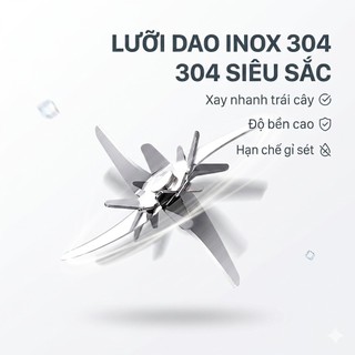 [BH 2 năm] Máy xay sinh tố cầm tay NUTANA 50w dung tích 800ml