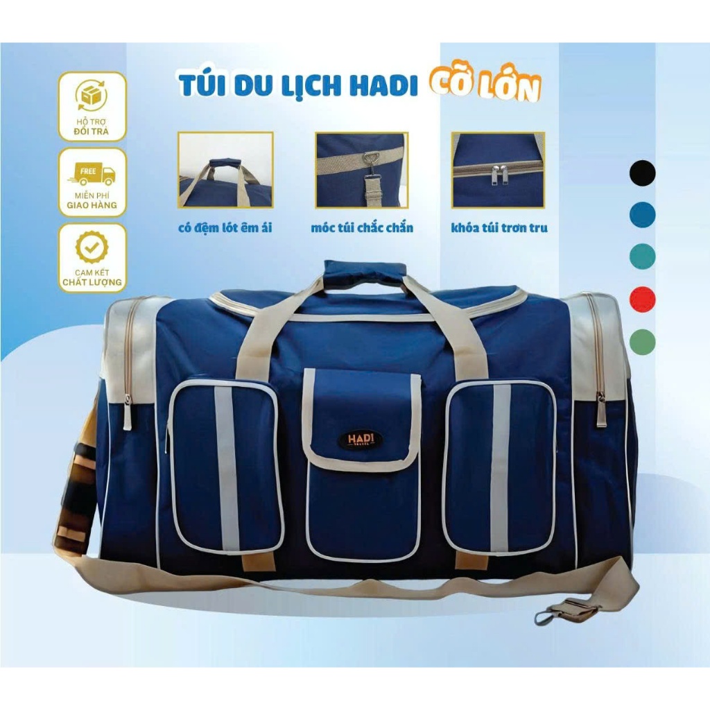 Túi du lịch có thể gấp gọn dung tích lớn cho nam và nữ Túi hành lý Túi tập thể dục Túi đeo vai HEIOU