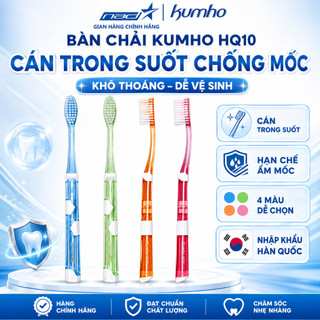 Bàn Chải Đánh Răng Kumho HQ10 Lông Chải PBT Cao Cấp Bảo Vệ Răng Nhạy Cảm, Ngừa Ê Buốt