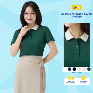 Áo Polo Nữ Ngắn Tay Cổ Phối Bo WCPO25A518