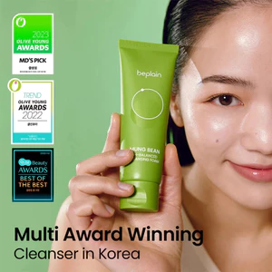 Sữa Rửa Mặt Da Dầu Mụn Giúp Giảm Mụn Làm Sạch Dịu Da Beplain Mung Bean Ph-Balanced Cleansing Foam
