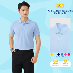 Áo Polo Nam Yody Regular Cổ Ép Có Xẻ Tà MCPO26A023