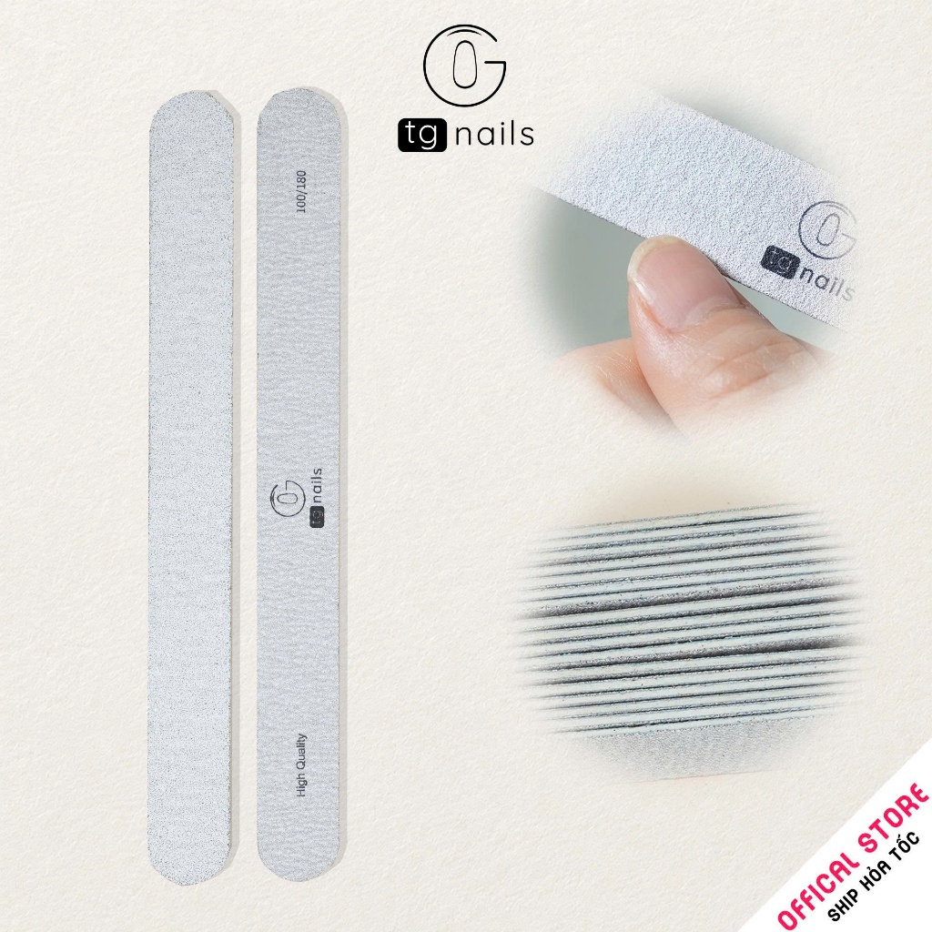 Combo dũa mỏng loại sắc size 100/180 hãng TG