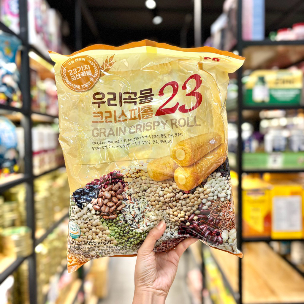 Bánh 23 loại ngũ cốc Grain Crispy Roll Cheese 500g Hàn Quốc