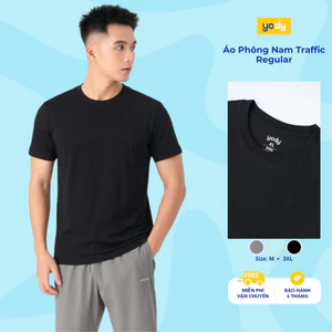 Áo Thun Nam Yody Traffic Regular In Logo MCTS26S058