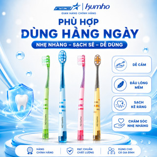 Bàn Chải Đánh Răng Kumho HQ1 Lông Phân Nhánh Siêu Mềm Làm Sạch Kẽ Răng Bảo Vệ Nướu Cho Người Lớn