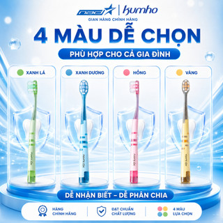 Bàn Chải Đánh Răng Kumho HQ1 Lông Phân Nhánh Siêu Mềm Làm Sạch Kẽ Răng Bảo Vệ Nướu Cho Người Lớn