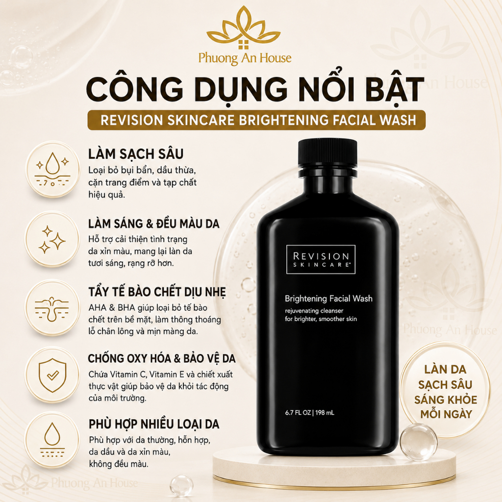 Sữa rửa mặt tẩy tế bào chết nhẹ nhàng Revision Skincare PAPAYA ENZYME CLEANSER 198mL