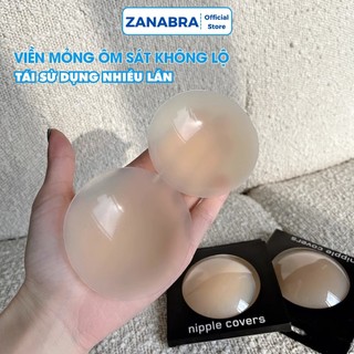 Miếng Dán Ngực Không Keo, Dán Ngực Tự Thân Silicon Không Viền Chống Nước ZANABRA D172
