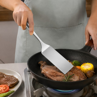 Xẻng Chiên Xào Inox 304 – Inox Dày Dặn, Không Gỉ, Dùng Cho Bếp Gia Đình & Nhà Hàng