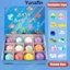 Bath Bomb 12 Sinh Vật Biển Hàng Xuất Âu Viên Tắm Sủi Bọt Đổi Màu Tone Pastel Thơm Dịu Có Giấy Tờ An Toàn Cho Bé