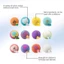 Bath Bomb 12 Sinh Vật Biển Hàng Xuất Âu Viên Tắm Sủi Bọt Đổi Màu Tone Pastel Thơm Dịu Có Giấy Tờ An Toàn Cho Bé