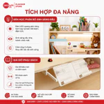 [MẪU MỚI 2026] Bộ bàn học chống gù Sakawin Premium B03 Thiết kế mặt bàn bo tròn thông minh, giá sách ba tầng rộng rãi — ảnh 6