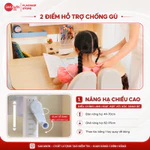 [MẪU MỚI 2026] Bộ bàn học chống gù Sakawin Premium B03 Thiết kế mặt bàn bo tròn thông minh, giá sách ba tầng rộng rãi — ảnh 4