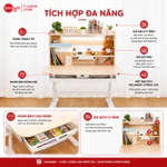 [MẪU MỚI 2026] Bộ bàn học chống gù Sakawin Premium B03 Thiết kế mặt bàn bo tròn thông minh, giá sách ba tầng rộng rãi — ảnh 7