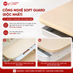 [MẪU MỚI 2026] Bộ bàn học chống gù Sakawin Premium B03 Thiết kế mặt bàn bo tròn thông minh, giá sách ba tầng rộng rãi — ảnh 3