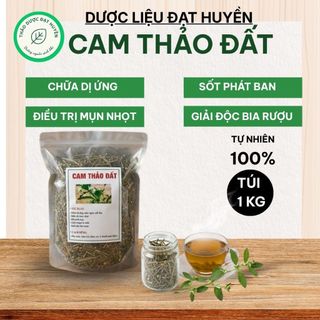 Cam Thảo Đất Khô 1kg Nguyên Chất | Dược Liệu Khô Chọn Lọc | Thảo Dược Đạt Huyền