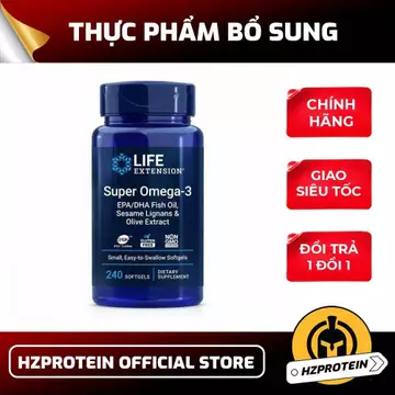Life Extension Super Omega-3 Thực Phẩm Bổ Sung Dầu Cá Omega-3 Chính Hãng