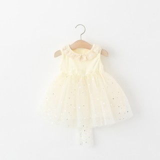 Váy công chúa bé gái dự tiệc 9th-4 tuổi lấp lánh thun cotton dễ chịu thoải mái D1356 Bí Ngô Nhỏ