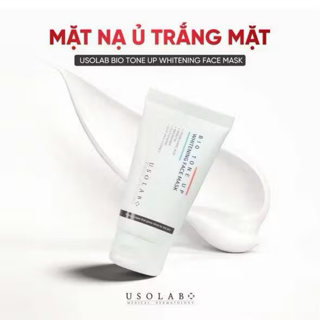 Livestream Kem ủ trắng mặt Usolab - Dưỡng Trắng Nâng Tone, Mờ Nám Thâm, Căng Bóng Da 50ml