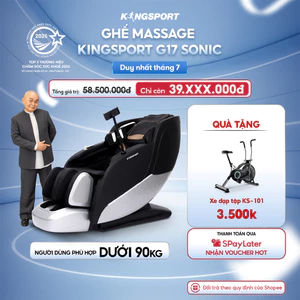 Ghế massage KINGSPORT G17 Sonic công nghệ massage Kingtech Touch Pro, công nghệ massage sóng âm